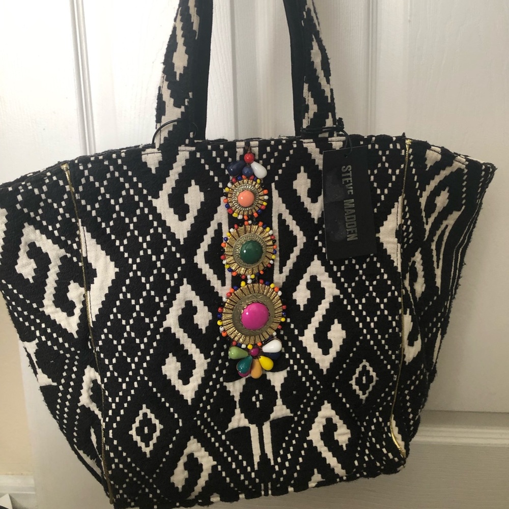 Steve Madden BZENA Black tote